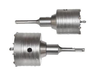 AWTOOLS KOMPLET KRONE ZA BETON FI=65mm + FI=80mm SDS PLUS ROČAJ 100mm