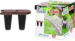 Prosperplast Garden Palisade Flat Brown 3,8M