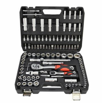 shumee AWTOOLS KOMPLET KLJUČEV 108-DELNI 1/2" 1/4" ČRNI
