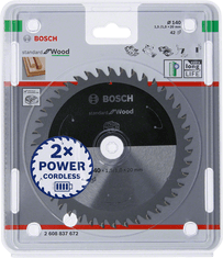 Bosch Standardna akumulatorska žaga za les 140X20X42Z