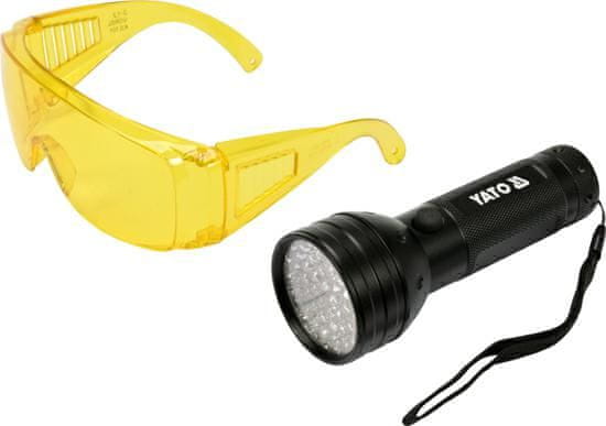 YATO Uv 51 Led svetilka + očala