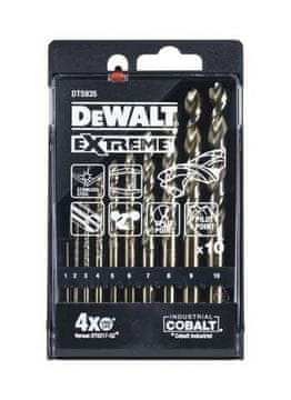 DEWALT KOMPLET SVEDRAL ZA COBALT, 10-delni.