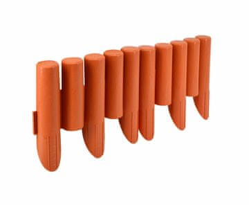 awtools Vrtna palisada 2,3 m terakota 8 elementov