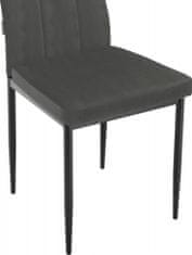 Danish Style Jedilni stol Kelly, črn