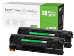 ColorWay Združljiv toner za HP CE278A/ črn/ 2x 2100 strani/ dvojno pakiranje