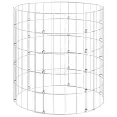 Vidaxl Vrtni kompostnik Ø50x50 cm pocinkano jeklo