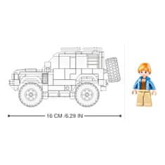 Sluban Model Bricks M38-B1015 Angleški SUV Attacker