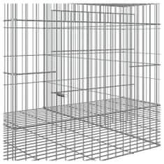 shumee 6-delna ograda za zajce 327x79x54 cm pocinkano železo