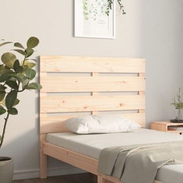 Vidaxl vidaXL Vzglavje postelje 90x3x80 cm masivni borov les