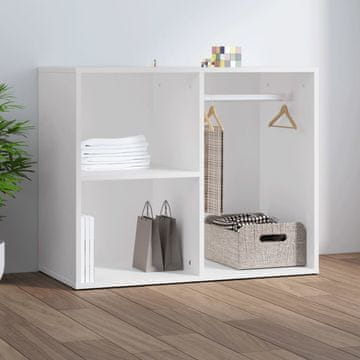 Vidaxl vidaXL Omarica, bela, 80x40x65 cm, material na osnovi lesa