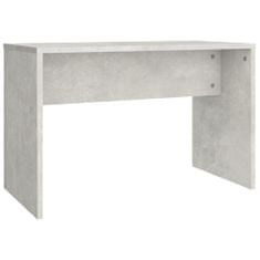 Vidaxl Garderobni stolček betonsko siv 70x35x45 cm konstruiran les