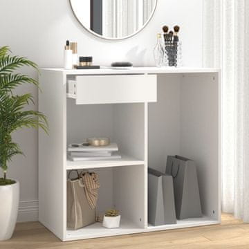 Vidaxl vidaXL Kozmetična omarica bela 80x40x75 cm material na osnovi lesa