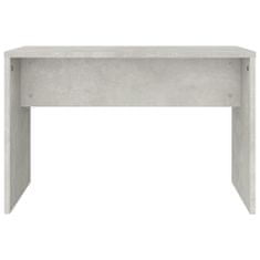 Greatstore Garderobni stolček betonsko siv 70x35x45 cm konstruiran les