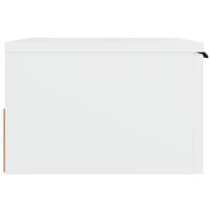 Vidaxl Stenske nočne omarice 2 kosa bele 34x30x20 cm