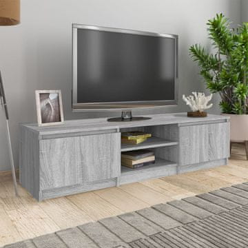 Vidaxl vidaXL TV stojalo, sivo, hrast sonoma, 140x40x35,5 cm