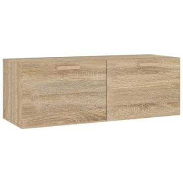 Vidaxl Stenska omarica sonoma hrast 100x36,5x35 cm inženirski les