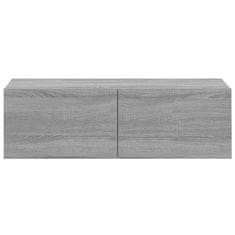 Vidaxl Stenske TV omarice 4 kosi siva sonoma 100x30x30 cm