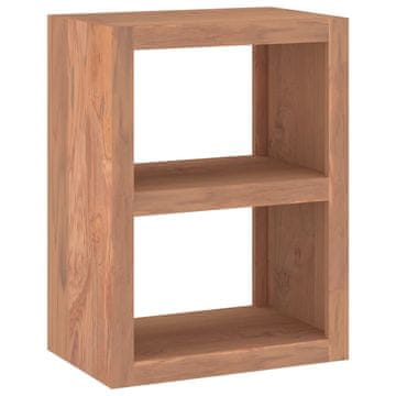 Vidaxl Stranska mizica 45x30x60 cm trdna tikovina