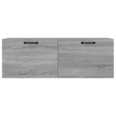 Vidaxl Stenska omarica siva sonoma 100x36,5x35 cm konstruiran les