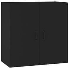 Vidaxl Stenska omarica črna 60x31x60 cm konstruiran les