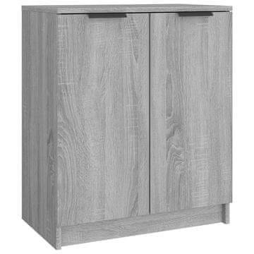 Vidaxl Omarica za čevlje siva sonoma 59x35x70 cm konstruiran les