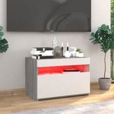Vidaxl TV omarica z LED lučkami siva sonoma 60x35x40 cm