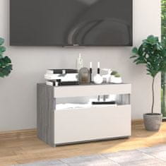 Vidaxl TV omarica z LED lučkami siva sonoma 60x35x40 cm