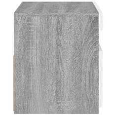 Vidaxl TV omarica z LED lučkami siva sonoma 60x35x40 cm