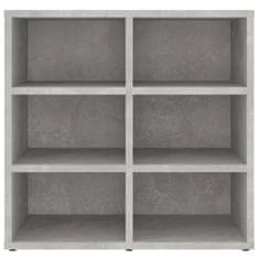 Vidaxl Omarice za čevlje 2 kosa betonsko sive 52,5x30x50 cm