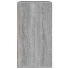 Greatstore Kozmetična omarica siva sonoma 80x40x75 cm inženirski les