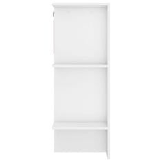 Vidaxl Omarica za predsobo bela 97,5x37x99 cm konstruiran les