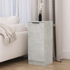 Vidaxl Komoda betonsko siva 30x30x70 cm konstruiran les