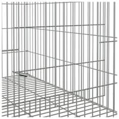 Vidaxl Ograda za zajce 78x54x54 cm pocinkano železo