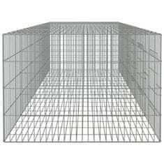 Vidaxl 5-delna ograda za zajce 273x79x54 cm pocinkano železo