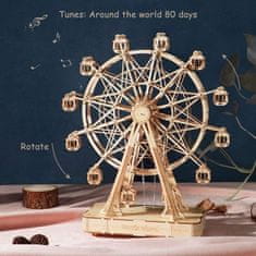 Robotime Rolife 3D lesena sestavljanka Ferris Wheel (Toy Box) 278 kosov