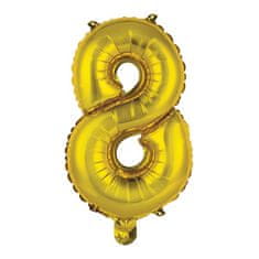 Amscan Napihljive številke zlato 8
