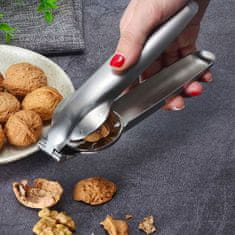 Cool Mango 2 v 1 klešče za orehe in kostanj, kovinski lomilec, nož za kostanj, ergonomski ročaj, zlahka zlomi vse vrste lupin, lomilec za lešnike, mandlje, kostanj in oreh, 1+1 gratis – Nutcracker
