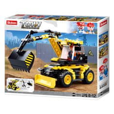 Sluban Town Builders M38-B0805 Kolesni bager