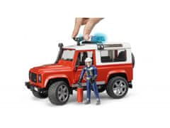 Bruder Land Rover gasilski avto s figurico