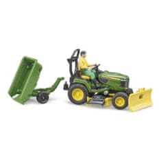 Bruder Vrtni traktor John Deere X949 z vrtnarjem