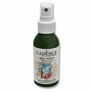 Cadence Your Fashion Barve za tekstil, 100 ml - temno zelena