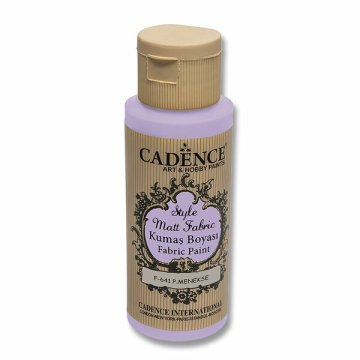 Cadence Barve za tekstil Style Matt Fabric, 59 ml - svetlo vijolična