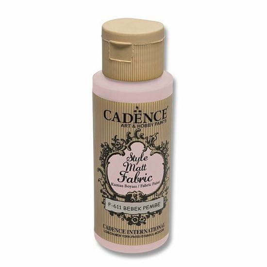 Cadence Barve za tekstil Style Matt Fabric, 59 ml svetlo roza