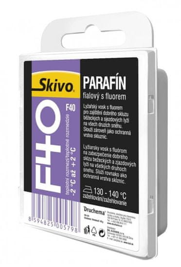 Skivo parafinski vosek s fluorom F 40 vijoličen 40g