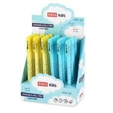 EASY Kids WAY Gumijasto pisalo, modro polnilo, 0,5 mm, 24 kosov v pakiranju, modro-rumeno