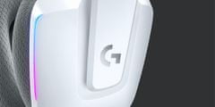 Logitech G733 Lightspeed brezžične slušalke, bele