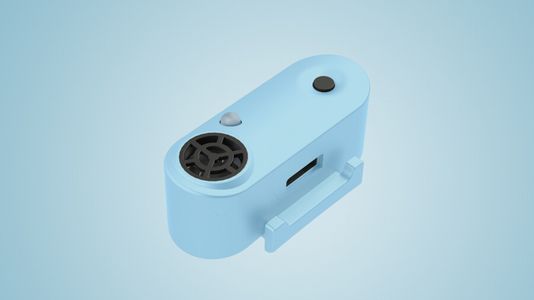 Mini ultrazvočni odganjalec klopov in bolh, moder