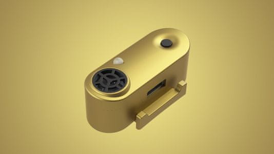 Mini ultrazvočni odganjalec klopov in bolh, zlat