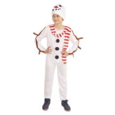 Rappa Otroški kostum snežaka s kapo in šalom (S)