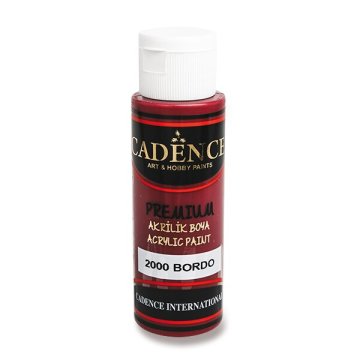 Cadence Akrilne barve za nohte Premium, 70 ml - bordo